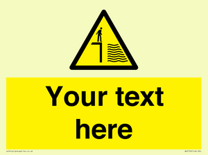 Custom Deep Water Sign